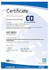 Certificate ISO 9001